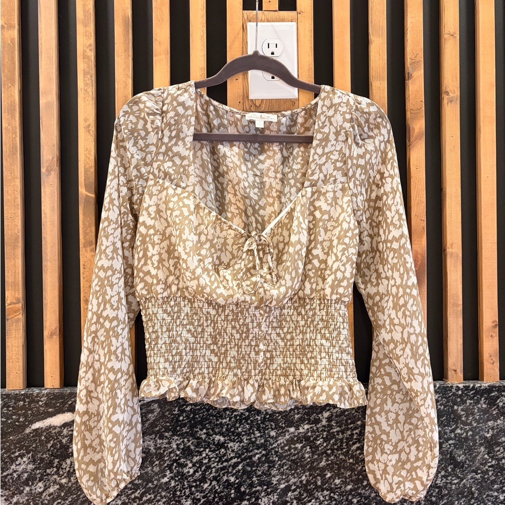 Nine Britton Cream Floral Blouse